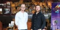 Eric Kuhn (left) and Zack Graham (right) at their business, the Haberdashery