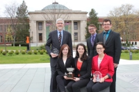 Sarah Kenehan, Ph.D., associate professor of philosophy, and Murray Pyle, Ph.D., assistant professor in the School of Business and Global Innovation.