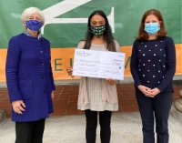 (left to right) Patricia Rosetti, leading annual giving officer; Jenny Gonzales, S.T.A.R.S. co-director; and Emily Coleman, S.T.A.R.S. co-director