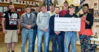 Freeland American Legion Post 473 Presents Donation to Marywood
