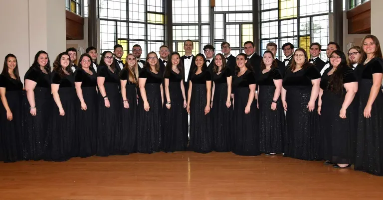 The Marywood University Chamber Singers are one of two collegiate choral ensembles in the small program division to receive an Honorable Mention for the 2022 American Prize in Choral Performance.
