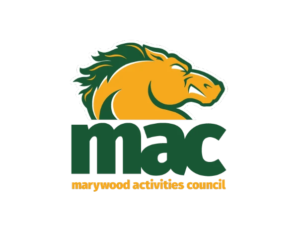 Maxis in the Marywood Acivities Council logo