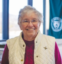 Sister Gail Cabral, IHM, '63, Ph.D., C.M.F.C. [Photo by Thomas Kerrigan - The Wood Word]